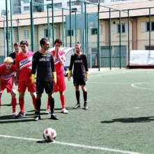 Bianca come il latte, rossa come il sangue - Filippo Scicchitano sul campo da calcetto in una scena del film