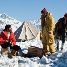 K2: la montagna degli italiani: Marco Bocci e Massimo Poggio in una scena della fiction