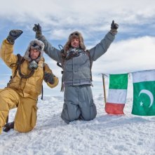 K2: la montagna degli italiani: Michele Alhaique e Massimo Poggio in una scena della fiction