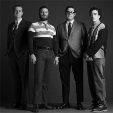 Mad Men: Aaron Staton, Jay R. Ferguson, Rich Sommer e Ben Feldman in una immagine promozionale della stagione 6
