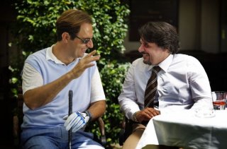 Mi rifaccio vivo: i protagonisti Neri Marcorè e Pasquale 'Lillo' Petrolo sul set