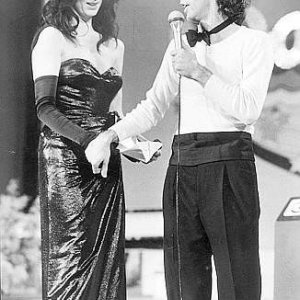 Sanremo 1980 - Roberto Benigni con Olimpia Carlisi