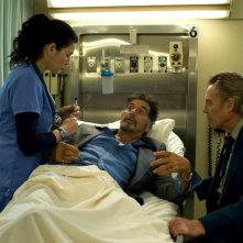 Stand Up Guys: Julianna Margulies con Al Pacino e Christopher Walken in una scena del film