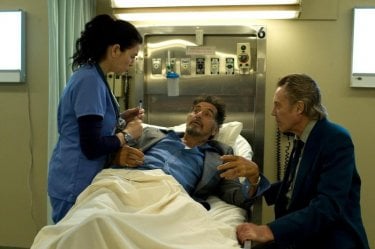 Stand Up Guys: Julianna Margulies con Al Pacino e Christopher Walken in una scena del film