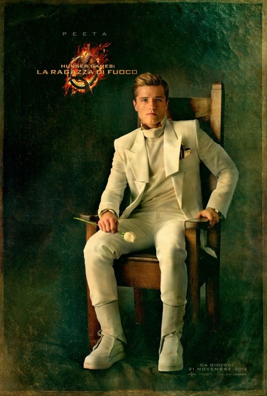 Hunger Games La Ragazza Di Fuoco Character Poster Italiano Di Peeta 269316
