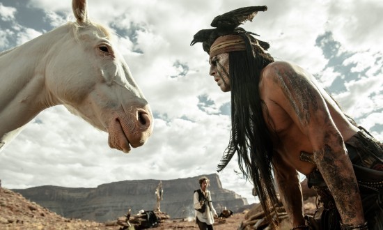 The Lone Ranger Johnny Depp A Confronto Con Un Cavallo 269371