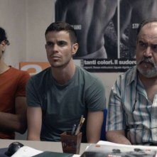 Sta per piovere:  Said Mahran, Lorenzo Baglioni e Hamid Mahran in una scena del film