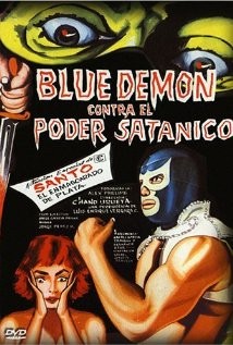 Blue demon vs. el poder satanico: la locandina del film