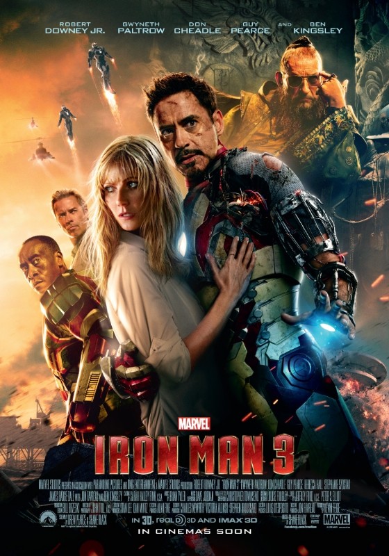 Iron Man 3: poster collettivo
