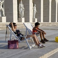 Nina: Diane Fleri in una scena del film con il piccolo Luigi Catani
