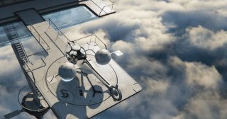 Oblivion: una scena dall'alto tratta dal film
