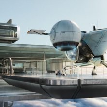 Oblivion: una scena tratta dal futuristico action movie