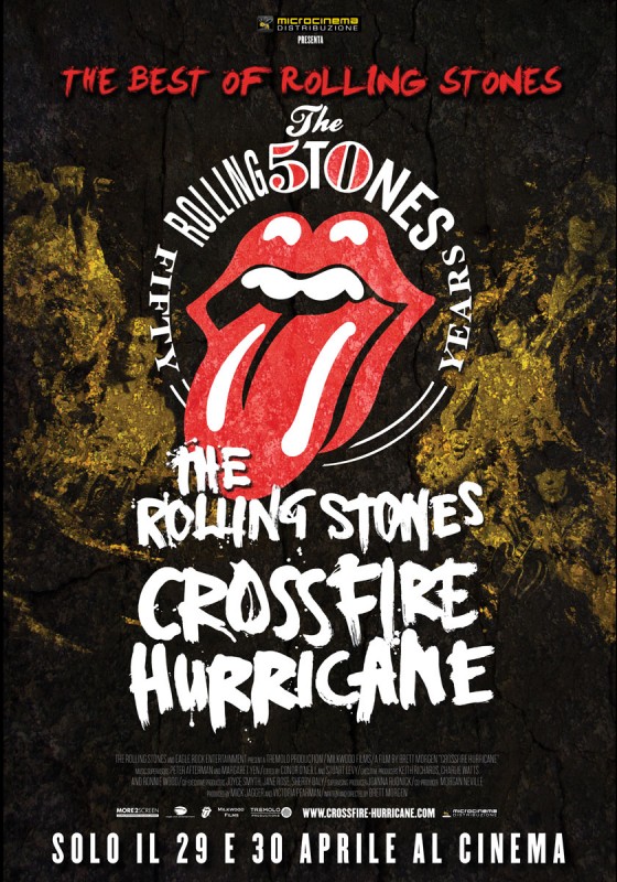 The Rolling Stones Crossfire Hurricane La Locandina Italiana 270197