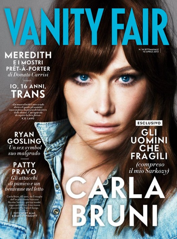 Carla Bruni Sulla Cover Di Vanity Fair Aprile 2013 270366
