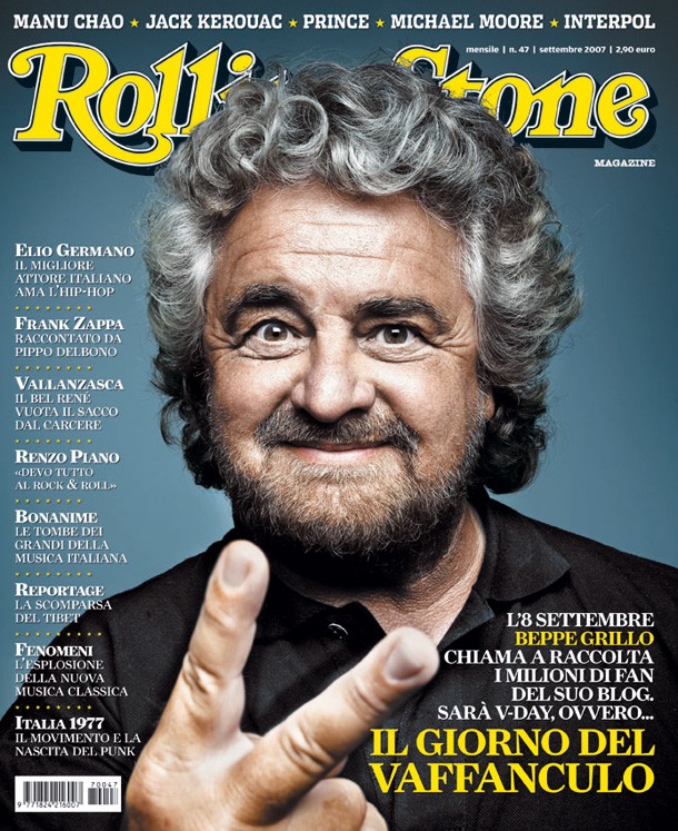 Beppe Grillo Sulla Cover Di Rolling Stone Italia 270433