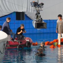 Vita di Pi: Ang Lee con Suraj Sharma sul set del film