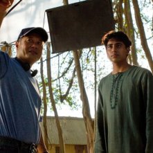Vita di Pi: Ang Lee sul set del suo film accanto a Suraj Sharma