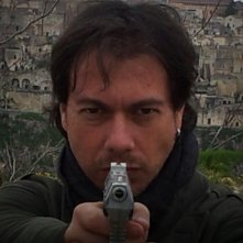 Giuseppe Milazzo Andreani sul set del film tedesco Ascension Day  regia Harald Holzenleiter