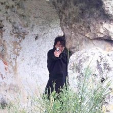 Giuseppe Milazzo Andreani sul set del film tedesco Ascension Daydiretto da Harald Holzenleiter