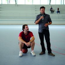 Nella casa: François Ozon con Denis Ménochet sul set del film