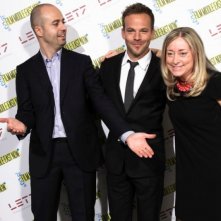 Stephen Dorff con i direttori del Middle East Now di Firenze Roberto Ruta e Lisa Chiari