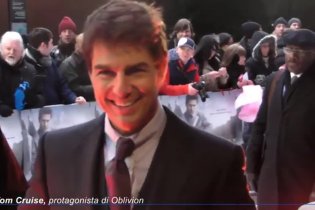 Video-intervista Oblivion: Tom Cruise sul Red Carpet