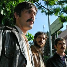 Marco Foschi, Carmelo Galati e Libero De Rienzo nel film ALDO MORO di G M.Tavarelli