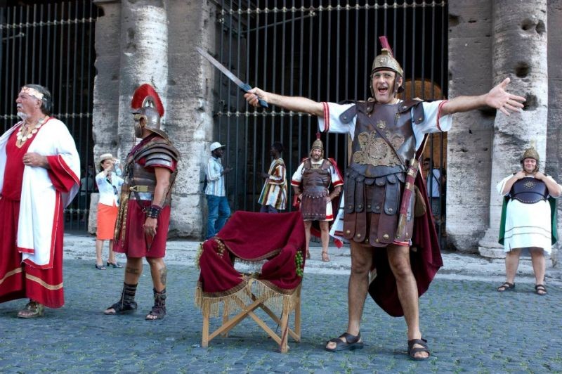 Benur Nicola Pistoia Con La Sua Biga In Una Scena Del Film Al Colosseo 271165
