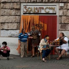 Benur: Paolo Triestino in una scena del film tra i vicoli di Roma
