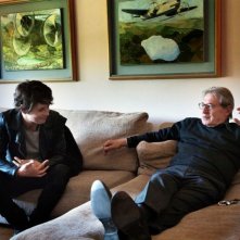 Miele: Jasmine Trinca insieme a Carlo Cecchi in una scena del film