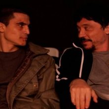 Carlos Bardem e Álex Gónzalez nel film Alacrán enamorado nel quale interpretano Carlomonte e Julian