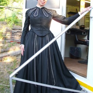 Fulvia Lorenzetti nei panni di Rosetta ne L'ultimo Papa Re, regia Luca Manfredi