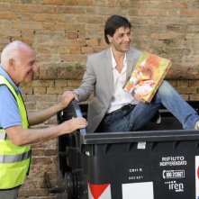 La finestra di Alice: Fabrizio Bucci sul set col produttore Giorgio Leopardi