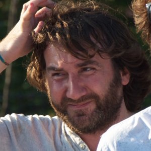 Alessandro Cannavale sul set di uno spot