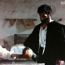 Orfeo Orlando e Massimo Odierna sul set di 'Michelangelo il cuore e la pietra'