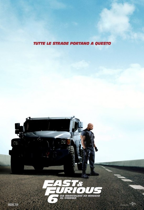 Fast Furious 6 Il Character Poster Italiano Con Dwayne Johnson 272191