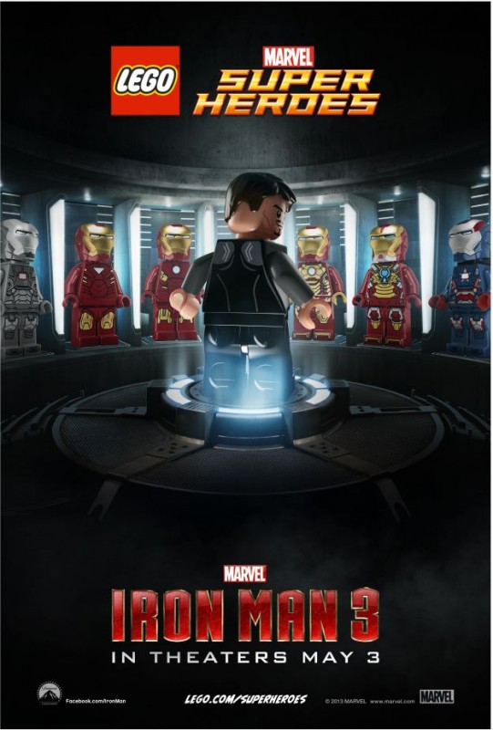 Iron Man 3 Primo Poster Del Film In Versione Lego 272112