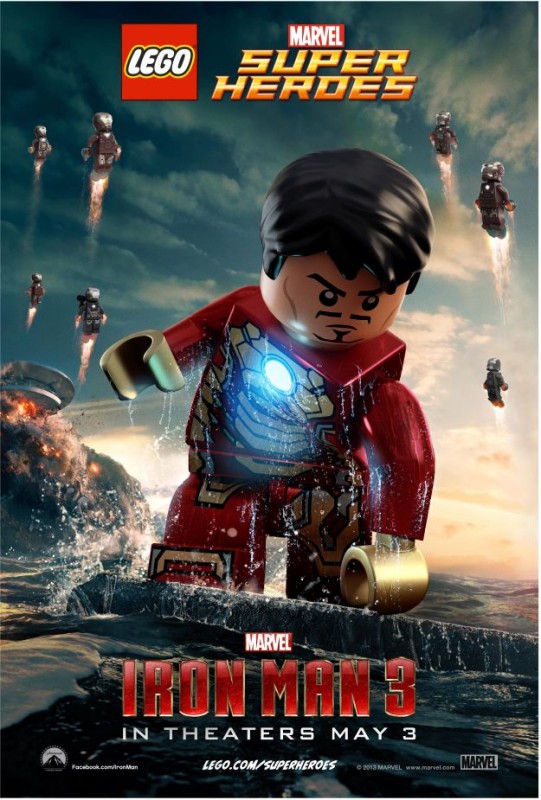 Iron Man 3 Secondo Poster Del Film In Versione Lego 272113