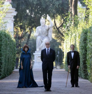 La Grande Bellezza: Sabrina Ferilli, Toni Servillo  e Giorgio Pasotti sul set del film
