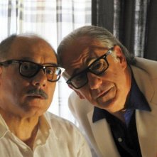 La Grande Bellezza: Toni Servillo sul set del film insieme a Carlo Verdone