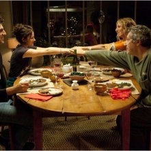 Les Gamins: Alain Chabat, Max Boublil, Mélanie Bernier, Sandrine Kiberlain in una scena