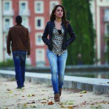 Adriana Ugarte in una scena di Combustión, action spagnolo del 2013