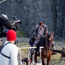 Da Vinci's Demons: un momento delle riprese della serie