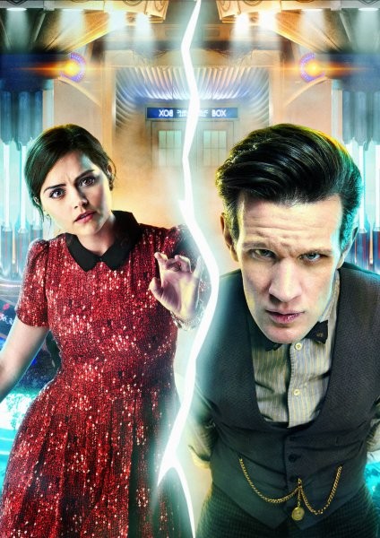 Doctor Who Matt Smith E Jenna Louise Coleman In Una Foto Promozionale Dell Episodio Journey To The C 272682