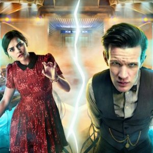 Doctor Who: Matt Smith e Jenna-Louise Coleman in una immagine promozionale dell'episodio Journey to the Centre of the TARDIS