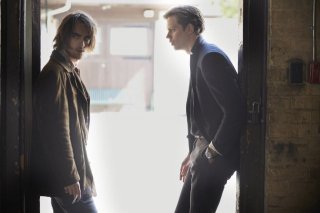 Hemlock Grove: Landon Liboiron e Bill Skarsgard in una immagine della serie