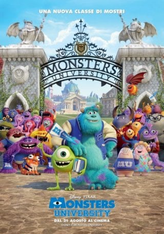 Monsters University: il poster italiano del film