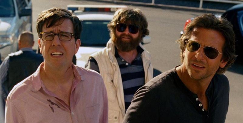 Una notte da leoni 3: Ed Helms, Zach Galifianakis e Bradley Cooper in una scena del film