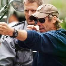 Michael Bay sul set di Pain & Gain