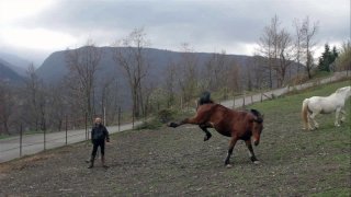 Fedele alla linea - Giovanni Lindo Ferretti: il protagonista del documentario in una scena